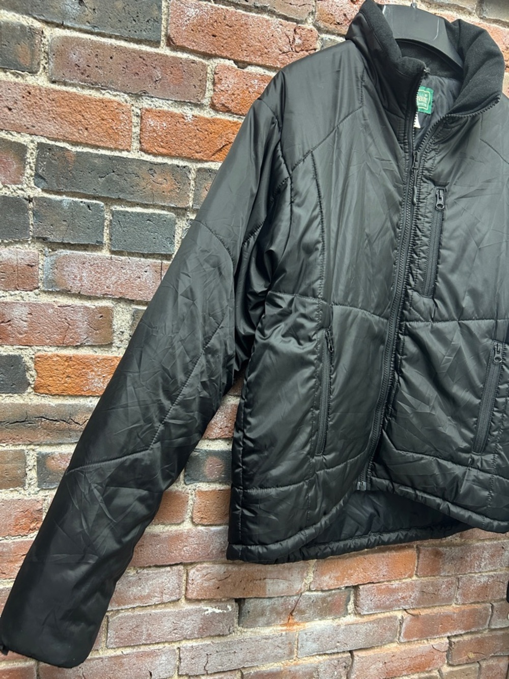 L.L. Bean Puffer Jacket Insulated Cropped Cut Medium - Picture 2 of 5